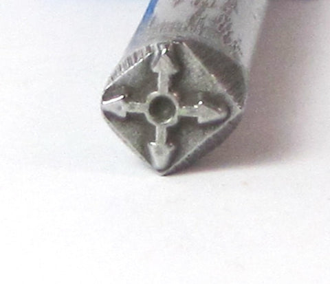 Native American 1, Design Stamp, USA made,  for Jewelry Stamping, 5x5 mm, tribal southwest. - Romazone