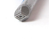 Native American 5, jewelry stamp, tribal diamond, southwest, 5 x 4mm, medicine man - Romazone