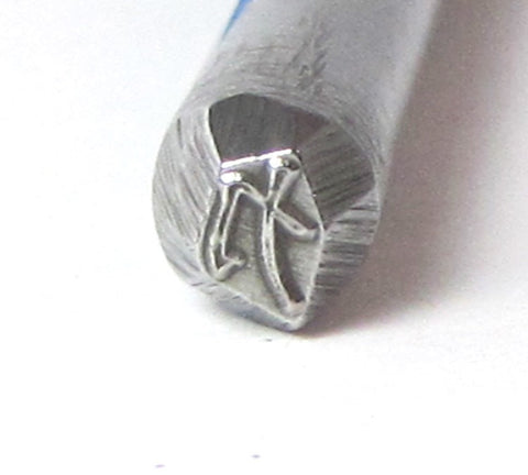 Chinese Strength, Symbol Design Stamp,  jewelry stamping, 5.5x 5mm, USA made - Romazone