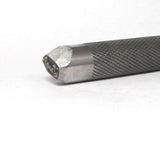 Cursive Laugh 1/2 shank design stamp professional grade for stainless 11 x 4 mm for all metals - Romazone