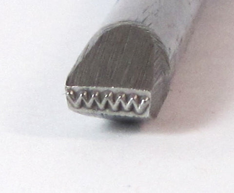 Native American 4, Design stamp, 5.5 x 2 mm, water sign, USA made, native tribal, southwest silver - Romazone