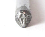 Ice Cream Cone, design stamp, jewelry stamping, 5.5mm x 3.5mm - Romazone