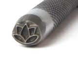 Lotus Flower, 8 x 7 mm, for all metals, USA made, Meditation flower, Yoga - Romazone