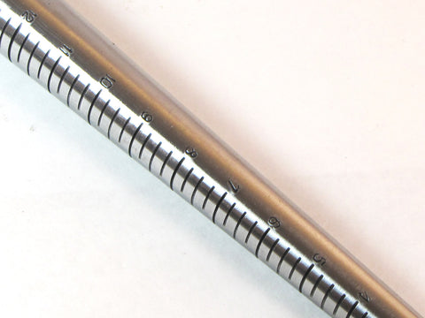 Steel Ring Mandrel, size 1 to 15, ring sizing, ring making tool, make stack rings, easy to read, ring forming, rounding ring shanks - Romazone