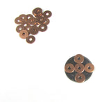 Teeny 9mm copper washers, 100 pack, solder elements, wire work decor - Romazone