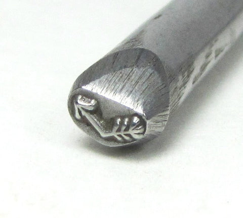 broken Arrow,  steel stamp, USA made, 5.5 x 2.5 mm, Native American tribal southwest - Romazone