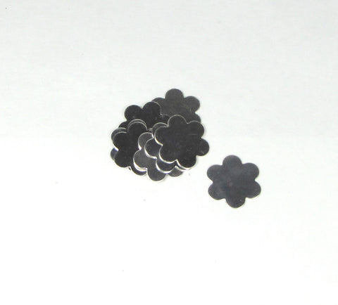 sterling flower daises, flower blanks, 3 pack, 3/4 inch, 22 gauge, for hand stamping jewelry - Romazone