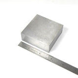 Steel block, 2.5 x 2.5 x 3/4 inch, bench block, hand stamping, wire forging, metal texturing base - Romazone