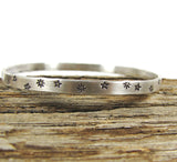 Cuff Sterling Silver, Thick Flat wire, 3 ft, 1/16 x 3/16 or 1.58 x4.7 6mm ,for bangle bracelets - Romazone