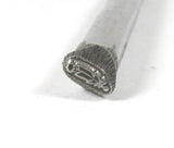 Native Feather stamp, USA made, for jewelry stamping,  5.5 x 3 mm, Tribal Southwest - Romazone