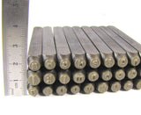 Lower Case Arial, 3mm Letter,  Stamping Set, Economy letters, metal stamping - Romazone