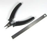 Tight spot Precision Flush Cutters for sterling, gets in close for copper, brass for finer wire - Romazone