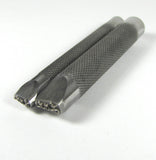 Cursive Script Love Stamps, in two sizes, for all metals and stainless, 11 x 5 mm and 8 x 3 mm - Romazone