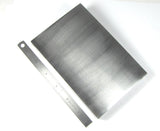 steel bench block, 6 x 4 x .75 ", large polished block, stamping block, forging metal work - Romazone