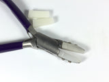 Nylon Jaw Pliers, scratch free work, combo set, flat nose and round nose Pliers, round nose - Romazone