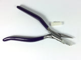 Nylon Jaw pliers, round nose, scratch free work, Box joint with spring, precision quality - Romazone