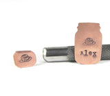 Copper Mason Jar, 5/8 inch x 1 inch, 24 gauge, 15 pack ,stamping bridesmaid pendants - Romazone