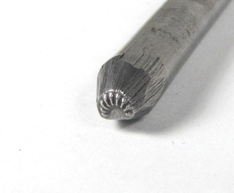 Native American MINI 10, steel stamp, USA made, southwest design, tribal jewelry, old pawn design,  3 x 3 mm - Romazone