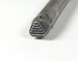 Native American 25, Steel Stamp, tribal design, Southwest silver, 4 x 4 mm - Romazone