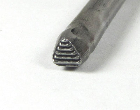 Native American 25, Steel Stamp, tribal design, Southwest silver, 4 x 4 mm - Romazone
