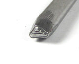 Native American 24, Steel Stamp, USA Made,  tribal Southwest, metal stamping, 4 x 3 mm - Romazone