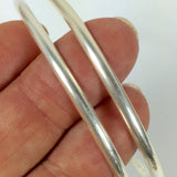 half Round,8 gauge, sterling silver wire, 1 ft, cuff wire,bangle wire, ring wire, 3.25mm x 1.63 mm - Romazone