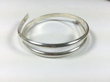 half Round sterling  wire, sold by 1 foot, heavy 6 gauge size, solid wire that makes rings, wrist bangles,  silver cuffs - Romazone