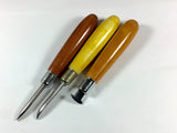 Bezel Brunishing, bezeling tool set, smoothing bezel wire, bezel working tools, Cabochon setting, roller, curve, streight - Romazone