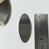skinny oval, small sterling ovals, 1 inch X .5 inch, 4, pack  22 gauge, native tribal, southwest jewelry - Romazone