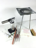 Soldering kit, Big butane torch, 10 piece, solder bangles, make rings, hot torch soldering - Romazone