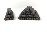 Alphabet 3mm, Arial Upper case,  block Letters, Numbers, message stamping,  in zip case hand stamping - Romazone