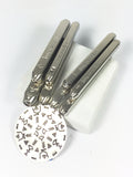 Mandala stamp set, 3 and 4, 4 stamp sets, dramatic designs, make intricate patterns on metal, mandala stamping, combine designs, mandala metal stamping - Romazone