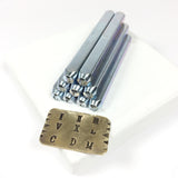 Roman Numerals steel stamps, 3 mm size, easy to use, Unique number set, storage case, for metal stamping - Romazone