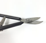 Metal shear pack, French Style, Sheet metal shears, Straight and Curved blade, smooth Cutters, set of 2 - Romazone