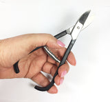 Metal shear pack, French Style, Sheet metal shears, Straight and Curved blade, smooth Cutters, set of 2 - Romazone