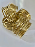 Half Round, 6 gauge Red Brass Wire, 10 ft.,  great for cuffs, tribal bracelet, gold bangles