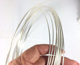 Half Round  wire, 11 gauge Silver Wire, great for stack rings, ring shanks, soldering elements - Romazone