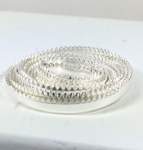 Serrated bezel wire, skinny bezel wire, thin bezel wire, 3 feet, Fine  Silver 999, 1/8 Inch, 26 Gauge bezel, cabochon setting