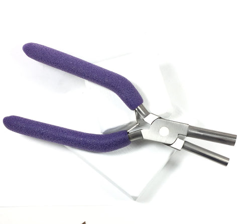 barrel coil Pliers, Ear Wire Making Tool, jump ring coiling, extra long comfortable handles - Romazone