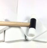 Plastic mallet, 1 inch face, 10 inches long, metal shaper, none marking, ring forming, smooth stamping, metal working - Romazone