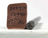 Honey Bee stamp, steel stamp, USA made, For jewelry stamping, bee conservation, bee the change - Romazone