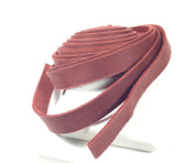 Wrap Bracelet,  wrap leather, narrow Leather strips , leather Strapping .5 inch, 1/2 in, Red Brown, 2 , 60 inch strips 120 in Soft supple - Romazone