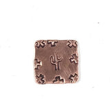 Southwest christian Cross, Design stamp, cross stamp, boarder stamp, 5.5 x 4mm, tribal stamp, native silver stamp, boho stamp, silver jewelry stamp - Romazone