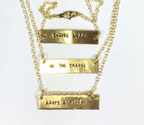 Gold Bar necklace kit, necklaces kit, bracelets kit, new gold jewelry kit, USA made chain, Quality components - Romazone