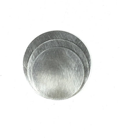 Round Sterling discs, 22 gauge discs, 925 Sterling silver,  jewelry discs, hand stamping - Romazone