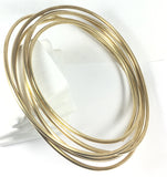 Round wire, 6 gauge Red Brass Wire, 10 ft.,  great for cuffs, tribal bracelet, gold bangles - Romazone
