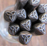 Celtic Knot, design stamp, jewelry stamping, 5mm x 5mm, made in the USA - Romazone