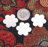 sterling flower daises, flower blanks, 3 pack, 3/4 inch, 22 gauge, for hand stamping jewelry - Romazone