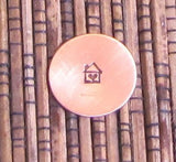 House heart, USA made, steel stamp, 5mm x 4.5mm, Metal stamping - Romazone
