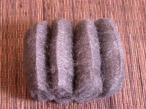 Super fine steel wool, 0000 steel wool, for metal working, 12 pads - Romazone